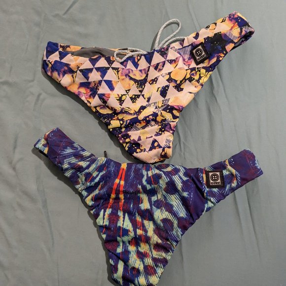 TWO Jolyn Weston cheeky bikini bottoms size medium - Picture 3 of 4